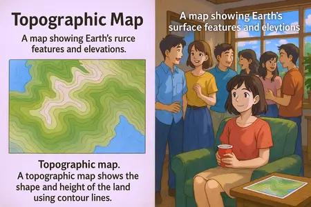 Topographic Map Meaning