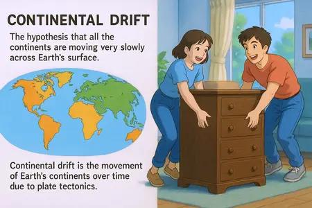 Continental Drift Meaning