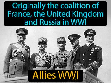 Allies WWI Meaning