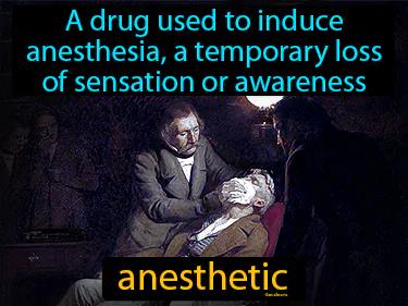 Anesthetic Meaning