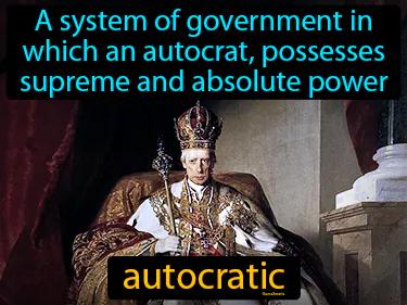 Autocratic Meaning