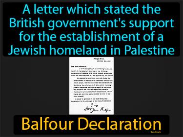 Balfour Declaration Meaning