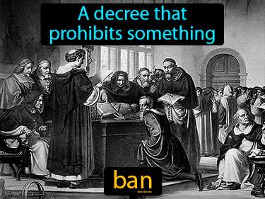 Ban Meaning