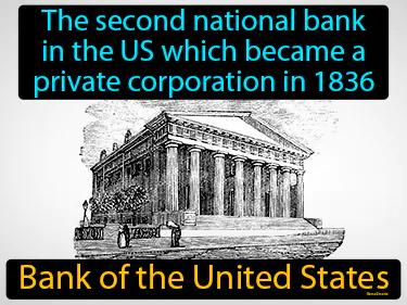 Bank Of The United States Meaning
