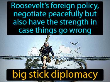 Big Stick Diplomacy Meaning