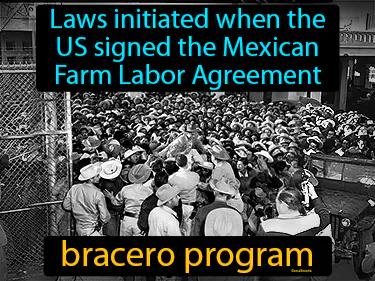 Bracero Program Meaning