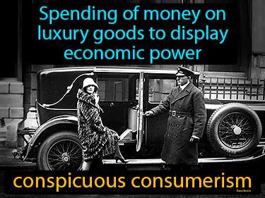 Conspicuous Consumerism Meaning