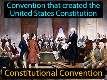 Constitutional Convention Meaning
