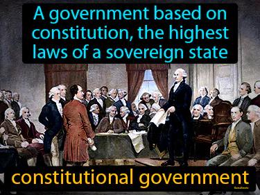 Constitutional Government Meaning