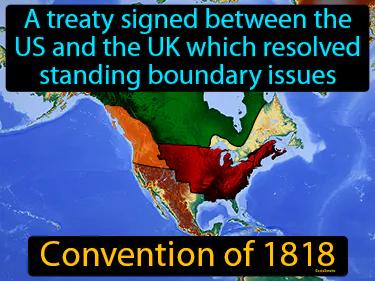 Convention Of 1818 Meaning