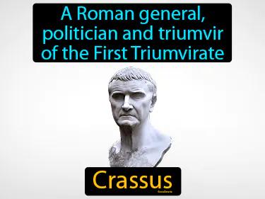 Crassus Meaning
