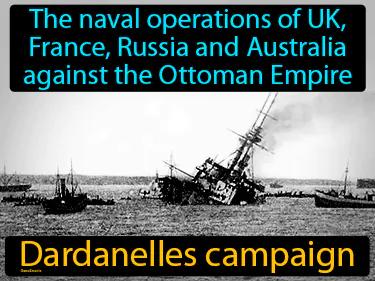 Dardanelles Campaign Meaning