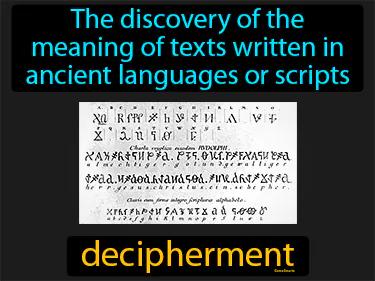 Decipherment Meaning
