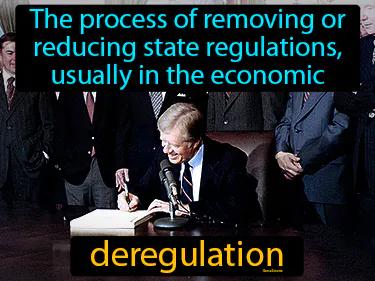 Deregulation Meaning