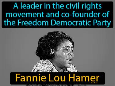 Fannie Lou Hamer Meaning
