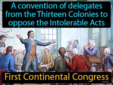 First Continental Congress Meaning