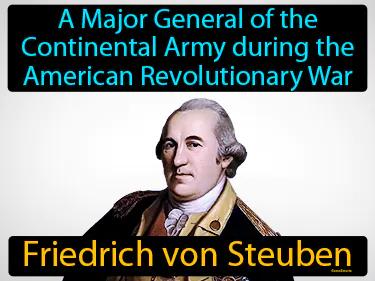 Friedrich Von Steuben Meaning