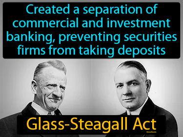 Glass-Steagall Act Meaning