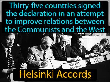Helsinki Accords Meaning