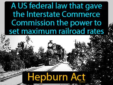 Hepburn Act Meaning