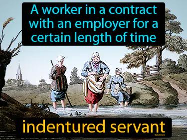 Indentured Servant Meaning