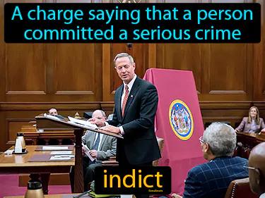 Indict Meaning