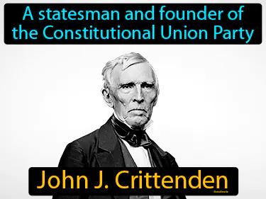 John J Crittenden Meaning