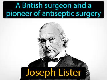 Joseph Lister Meaning