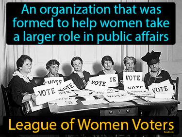 League Of Women Voters Meaning