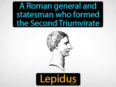Lepidus Meaning