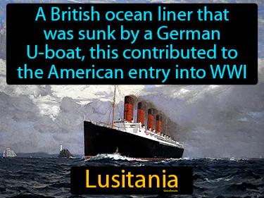 Lusitania Meaning