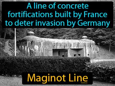 Maginot Line Meaning