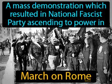 March On Rome Meaning