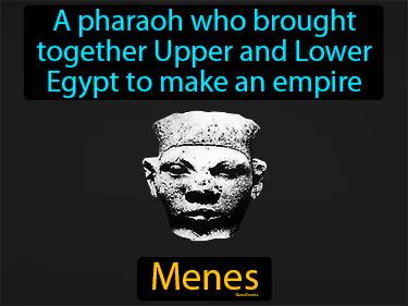 Menes Meaning