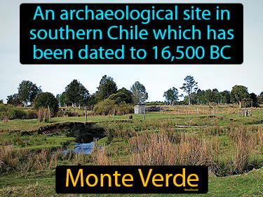 Monte Verde Meaning