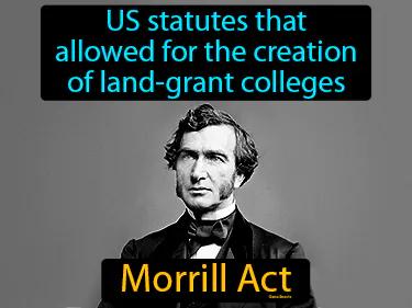 Morrill Act Meaning