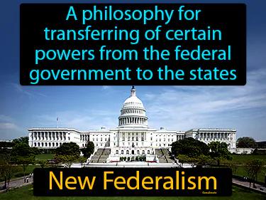 New Federalism Meaning