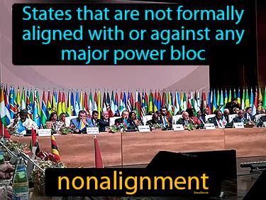 Nonalignment Meaning