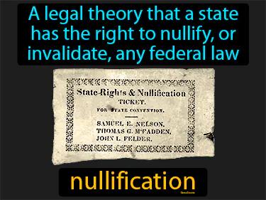 Nullification Meaning