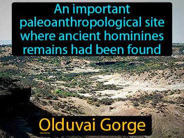 Olduvai Gorge Meaning