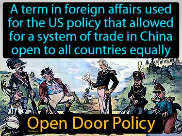 Open Door Policy Meaning