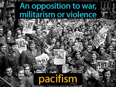 Pacifism Meaning