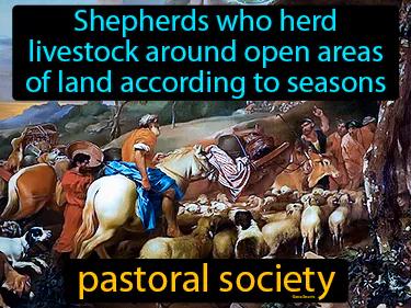 Pastoral Society Meaning