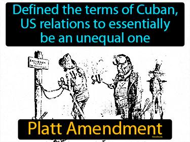Platt Amendment Meaning