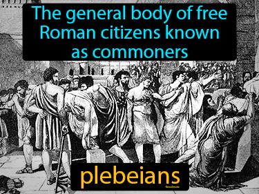Plebeians Meaning