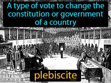 Plebiscite Meaning