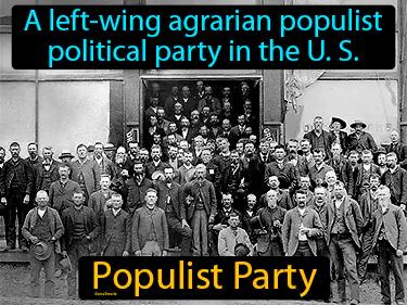 Populist Party Meaning