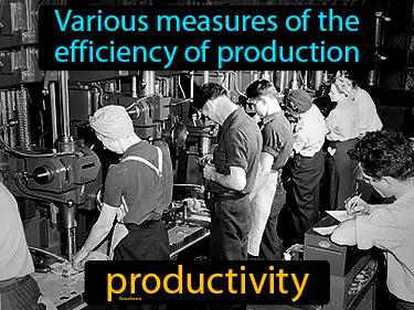 Productivity Meaning