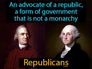 Republicans Meaning
