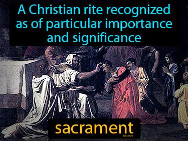 Sacrament Meaning